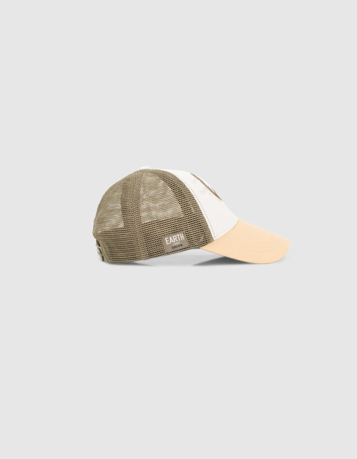 Casquette tricolore broderie peace & love garçon-6