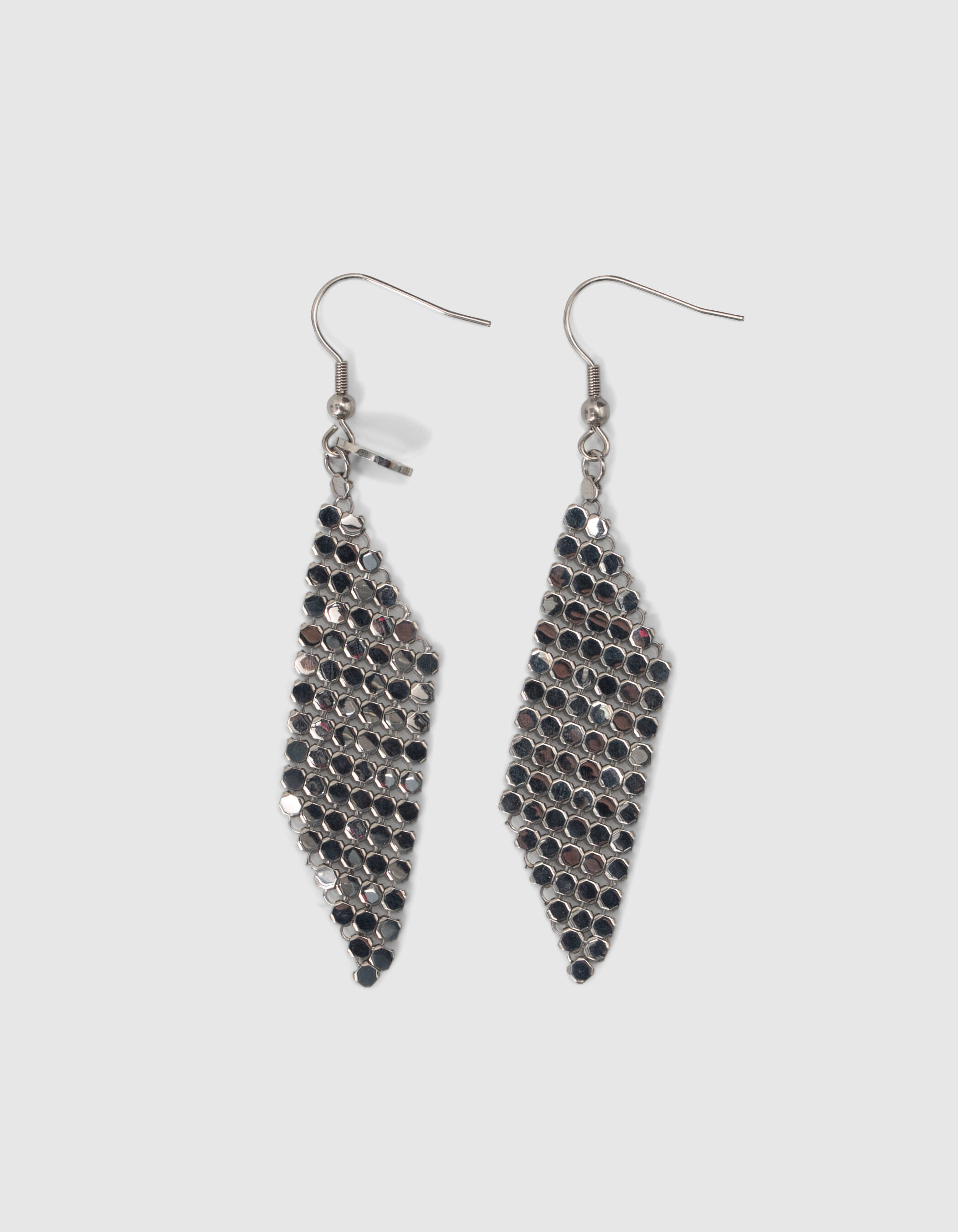 Mesh deals drop earrings