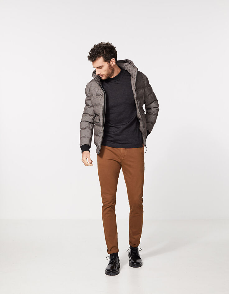 Pantalón chino SLIM coñac Hombre-6