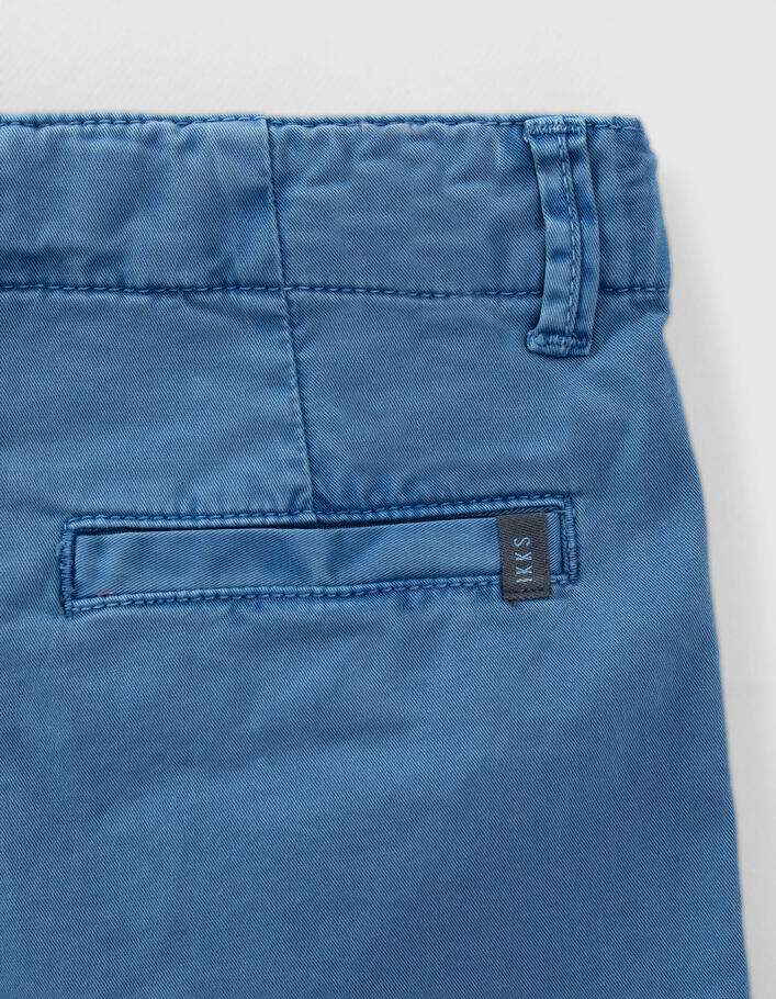 Boys’ blue chino Bermudas - IKKS