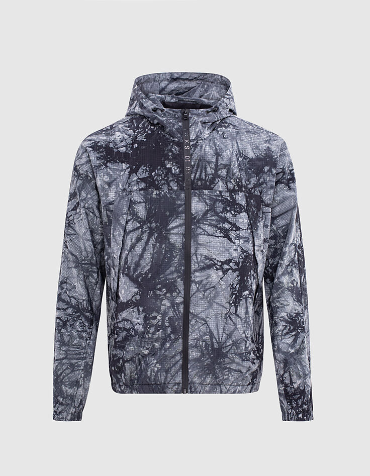 Men’s slate tie-dye nylon WINDBREAK jacket-1