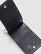 Bolso teléfono 111 cuero negro bandolera tachuelas para Mujer-6