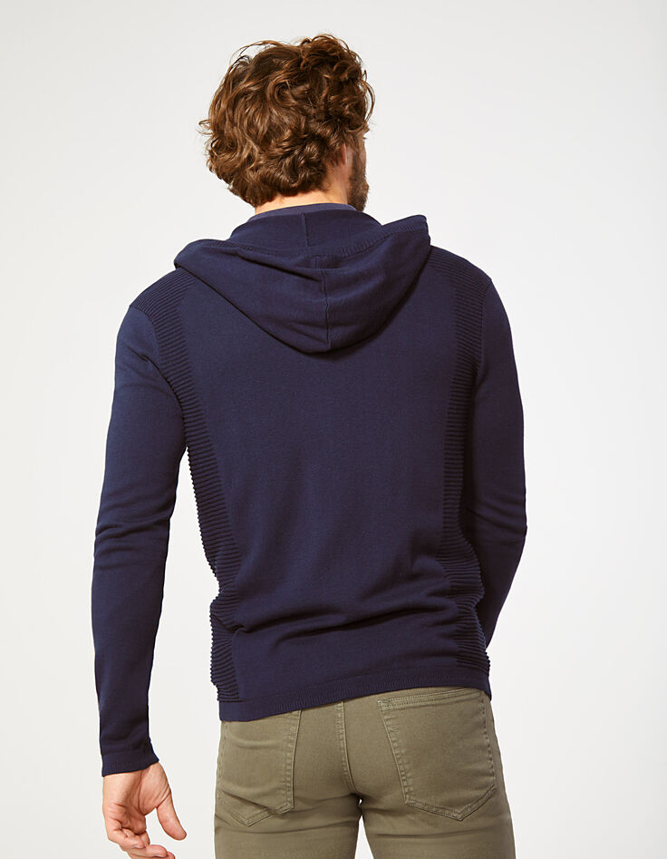Men's navy cardigan-3 Men's navy cardigan-3