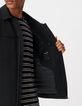 Blouson noir capuche amovible WATERPROOF Homme-4