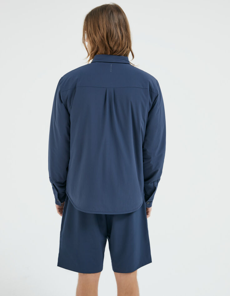 Men&rsquo;s navy nylon THERMOLITE&reg; jacket-3