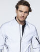 Blouson gris RÉFLÉCHISSANT esprit bomber Homme-4