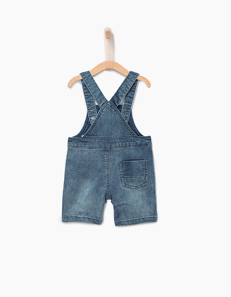 Conjunto camiseta y peto vaquero bebé niño -3