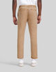 Beige Herrenjogginghose aus Lyocell&reg; mit Gummizug am Bund-3