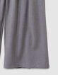Girls’ grey wide-leg trousers with flat pleats-5