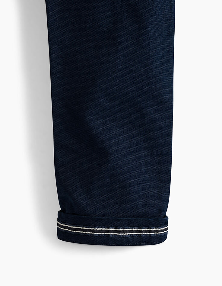 Boys' indigo chinos -6