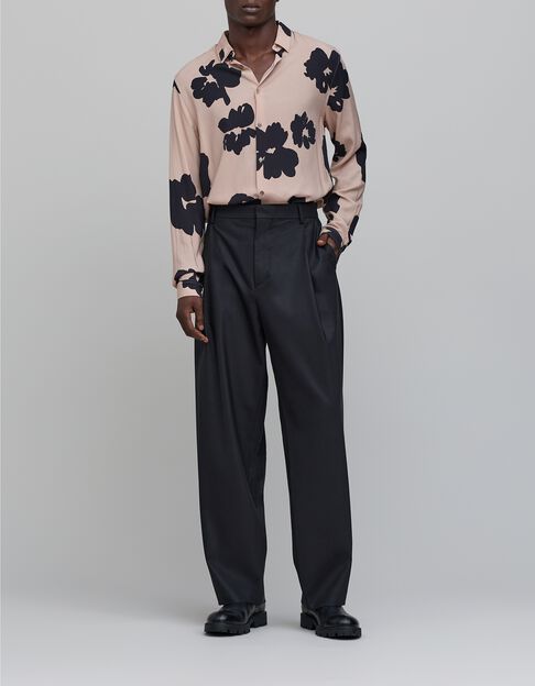 Pantalón de traje negro Pure Edition para hombre Pantalón de traje negro Pure Edition para hombre - IKKS