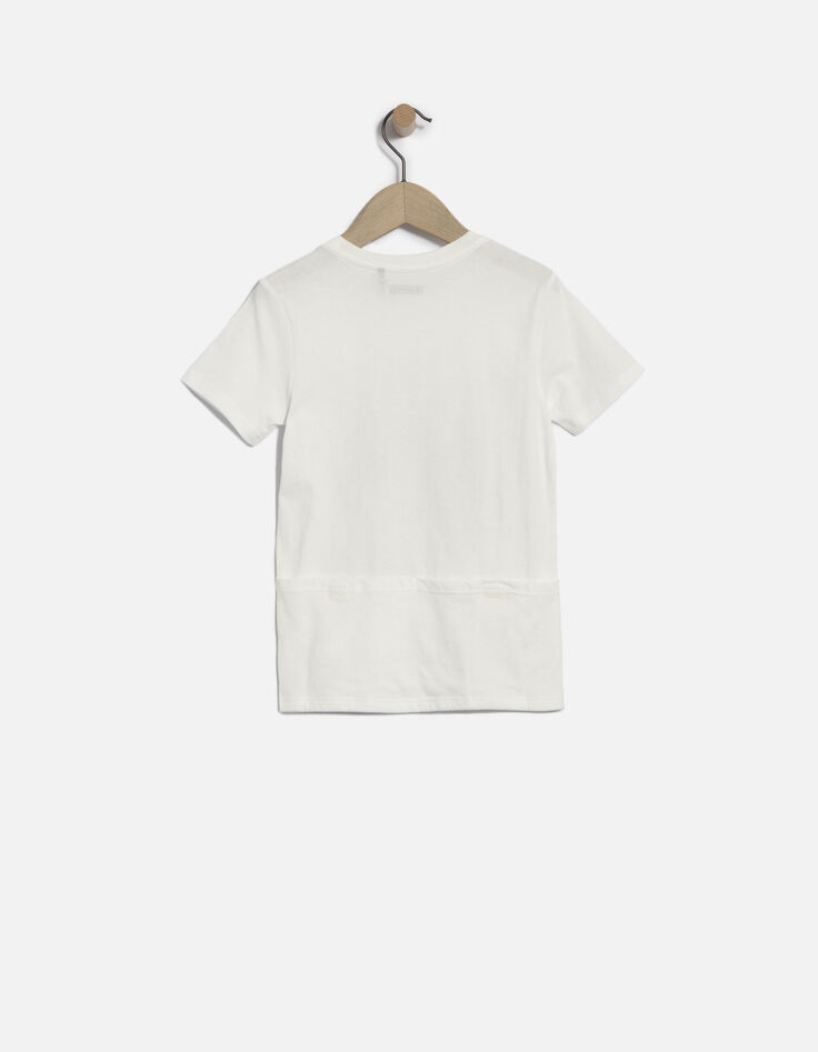 Tee-shirt blanc garçon-3 Tee-shirt blanc garçon-3