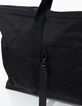 Women’s The Traveler black nylon travel bag-4