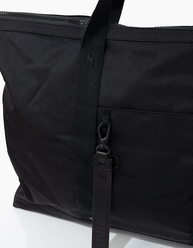 Women’s The Traveler black nylon travel bag-4