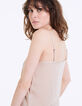 Caraco dentelle en satin champagne femme-5