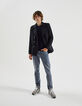 Pull marine tricot avec boutons épaules Homme-6