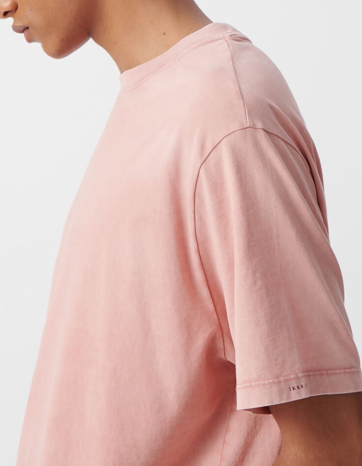 Herren-T-Shirt, sakura, Bio-Baumwolle, Washed-Effekt-4