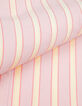Women's pink striped midi shirt dress-8