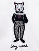 T-shirt écru coton bio lapin col dentelle 3D fille-8