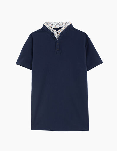 Men's navy polo shirt - IKKS