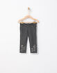 Graue Hose für Babymädchen-1