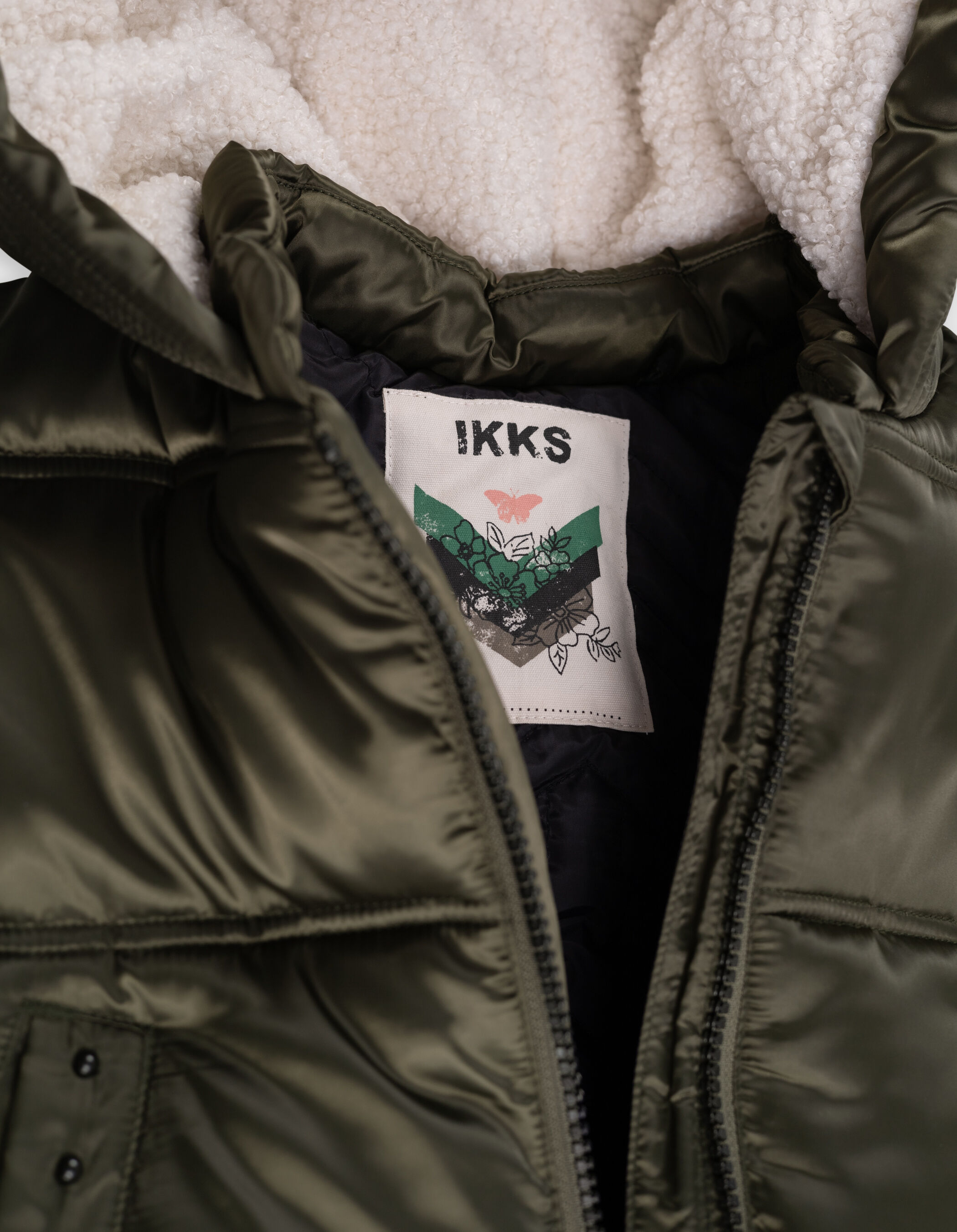Doudoune kaki ikks online