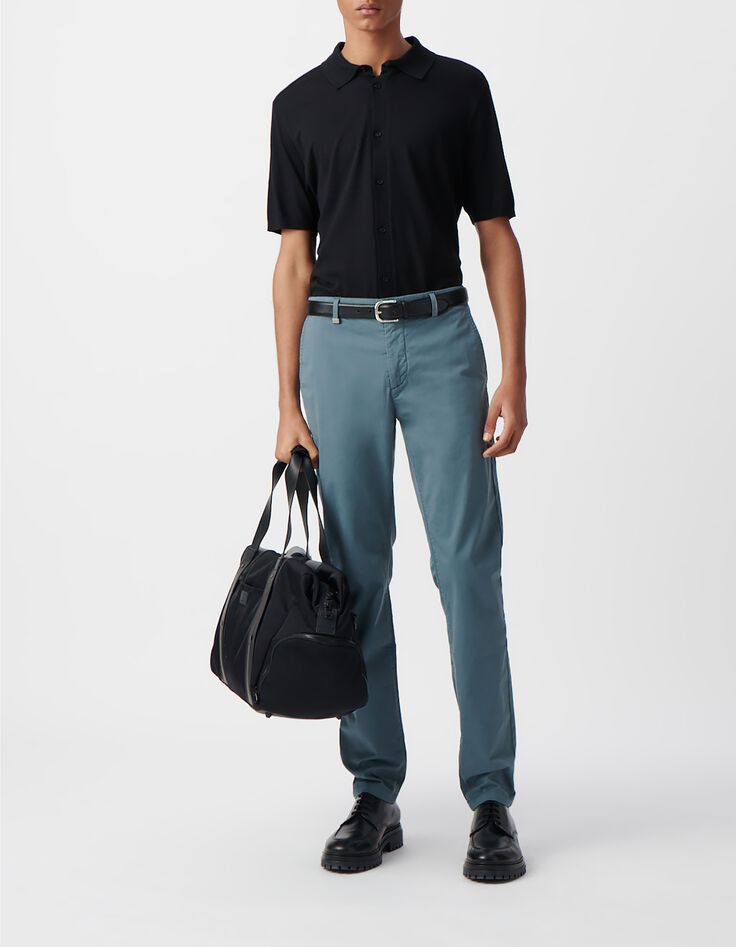 SLIM-Herrenchinohose, sturmgrau-1