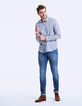 Camisa slim Liberty flores stone Hombre-6