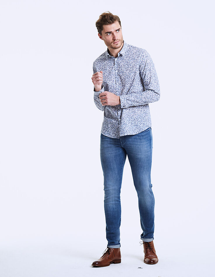 Camisa slim Liberty flores stone Hombre-6 Camisa slim Liberty flores stone Hombre-6