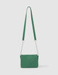 Women’s green leather 1440 Steward shoulder bag-2