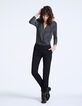 Combinaison pantalon bi-matière femme-6