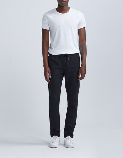 Jogpant cómodo negro Cosy Fleece Hombre - IKKS