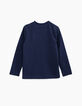 Boys’ indigo trainers graphic T-shirt-3
