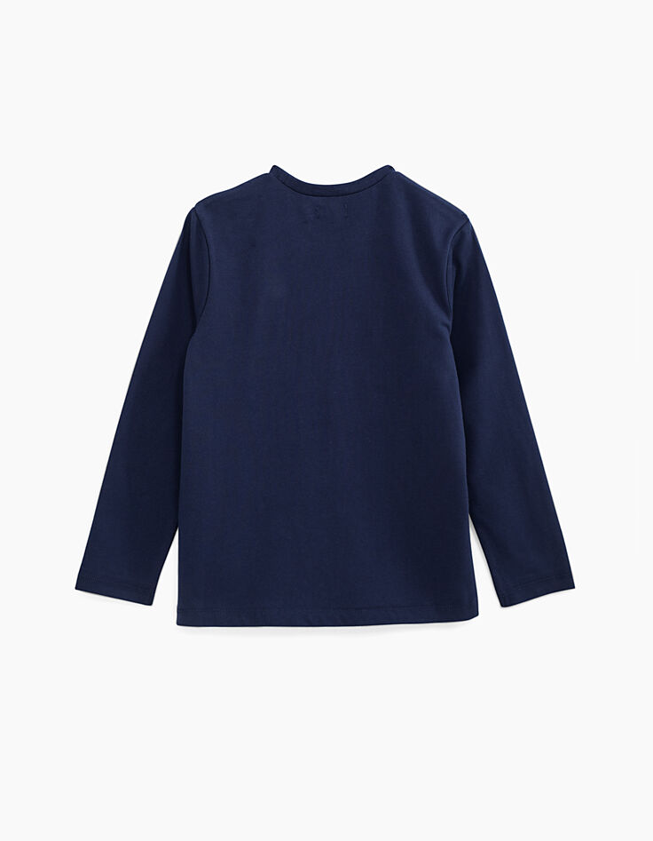 Boys’ indigo trainers graphic T-shirt-3