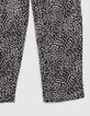 Girls’ black graphic print Lenzing™ Ecovero™ viscose jumpsuit-6