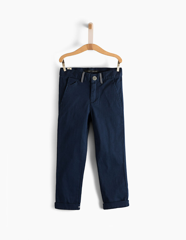 Boys' indigo chinos -2 Boys' indigo chinos -2