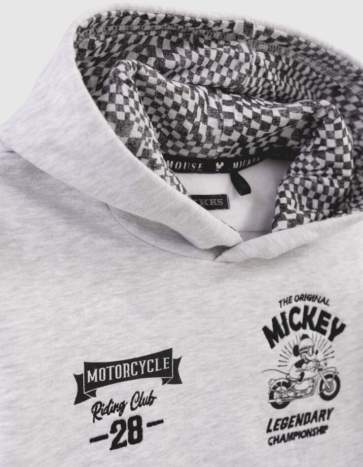 Sweat gris Mickey embossé dos IKKS - MICKEY garçon-5