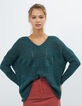 Jersey-capa verde pinegreen de mohair mezclado I.Code-2