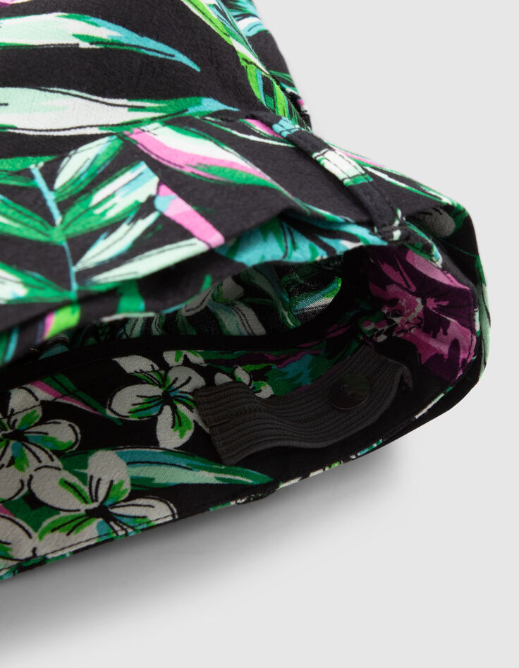 Girls’ black LENZING™ ECOVERO™ tropical trousers-9
