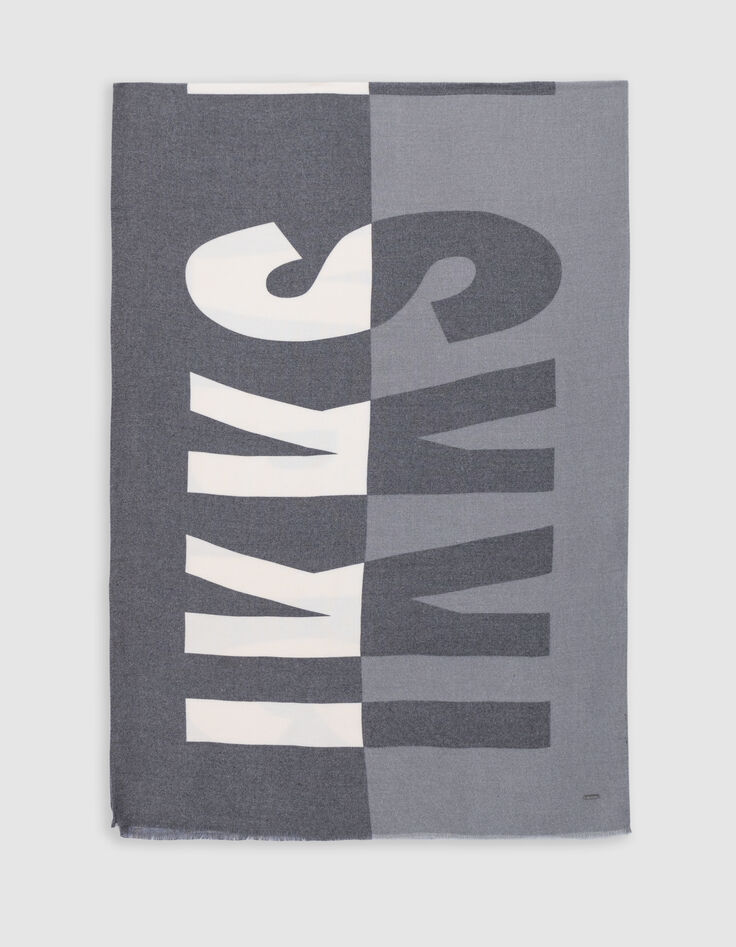 Bufanda de asfalto con logotipo IKKS Homme-2