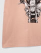 Camiseta rosa tigre motorista niña-4