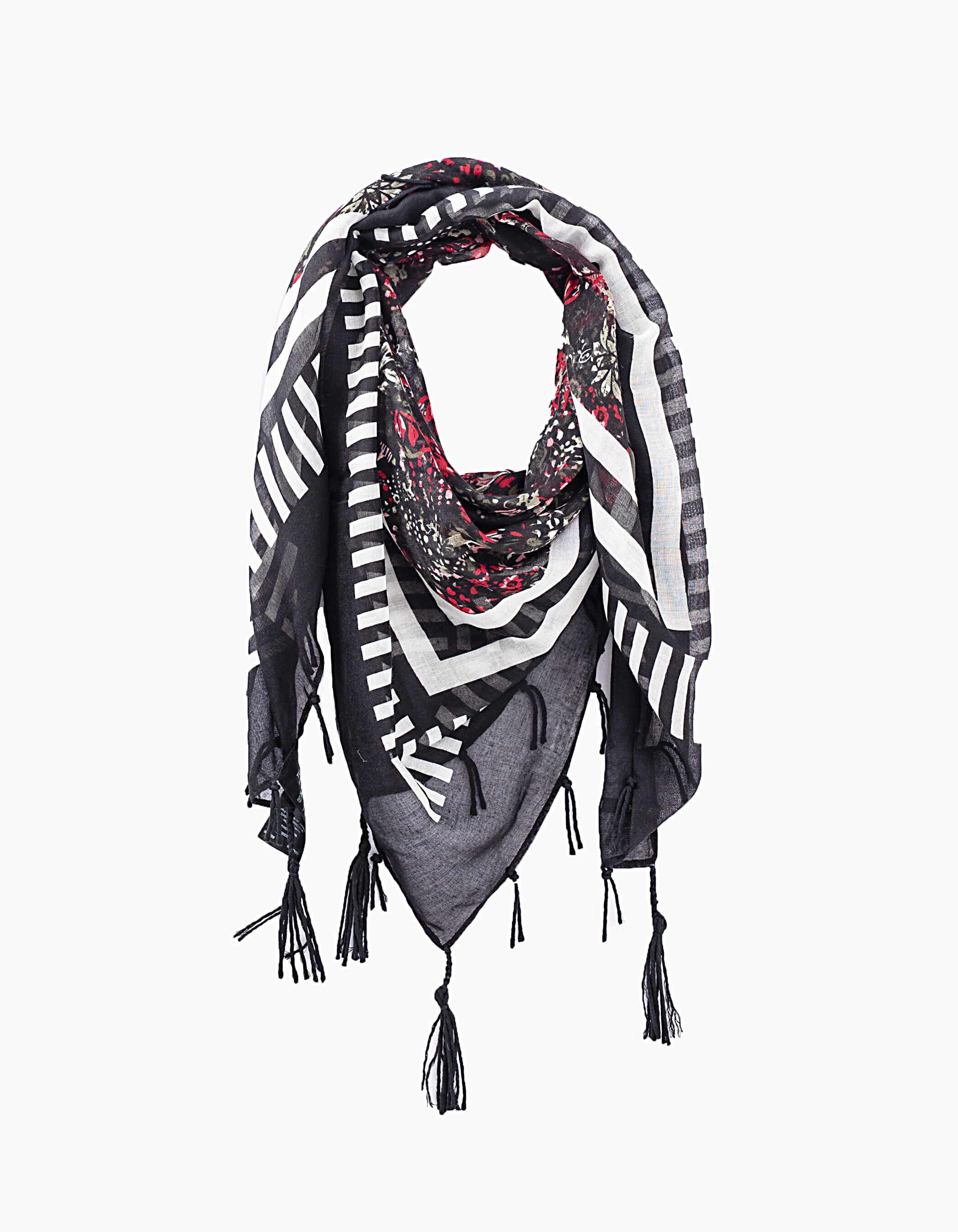 Cotton square scarf best sale