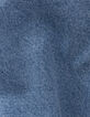 Short en jean bleu bords frangés fille-10