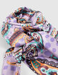Marshmallow sjaal maxi kasjmierprint Dames-6