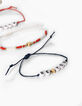 Girls’ slogan and bead bracelets-1