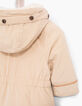 Parka beige bebé niña-5
