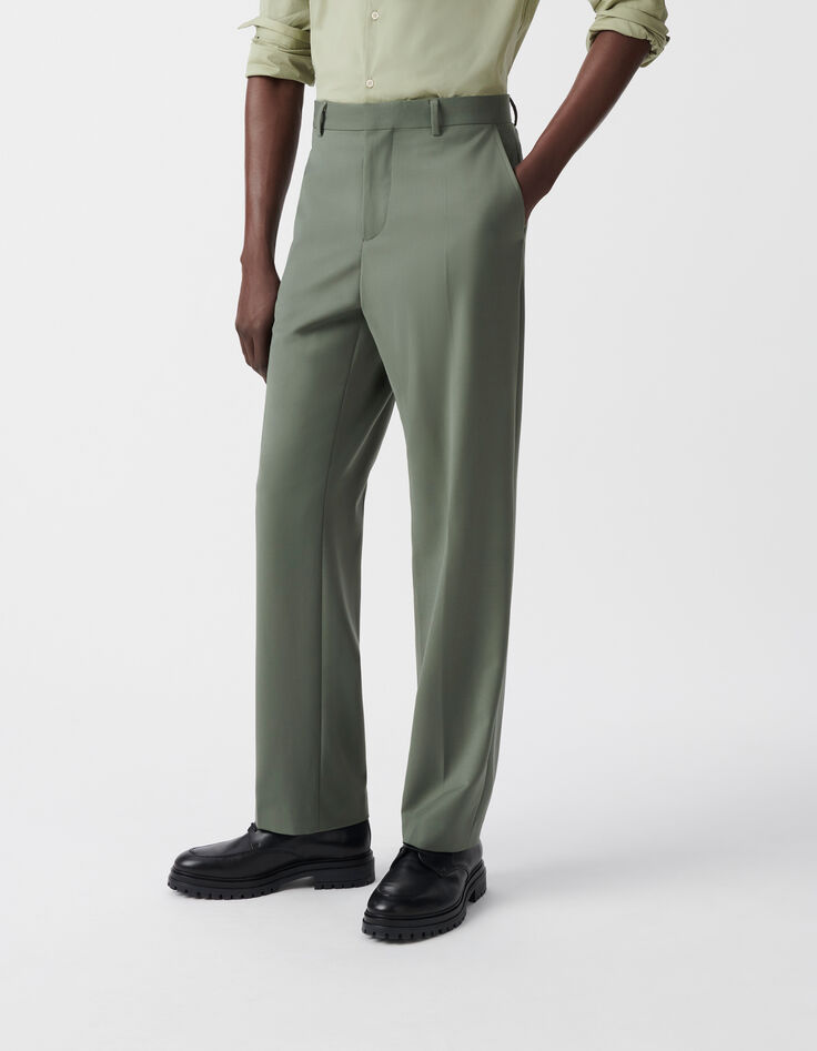 Men’s khaki TRAVEL SUIT suit trousers-3