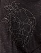 Tee-shirt viscose Ecovero® tête de mort graphique femme-4