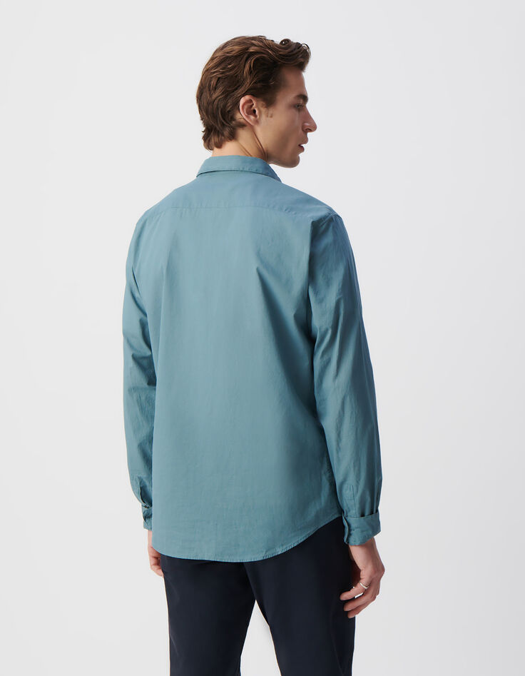 Chemise EASY orage voile de coton bio Homme-3