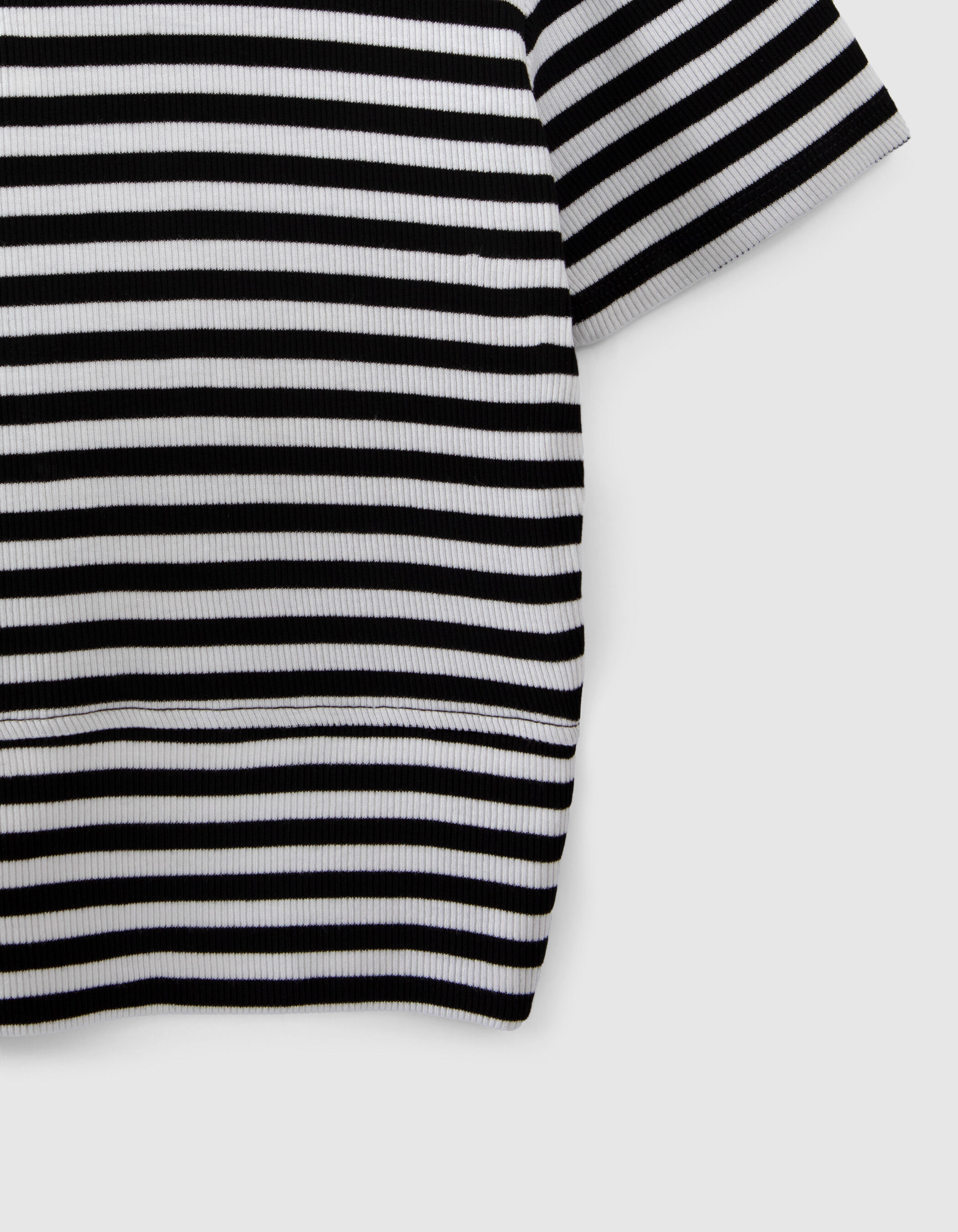 Camiseta rayas negras y blancas niña deals